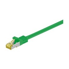 Goobay CAT 7 SFTP Patch Cable 50cm - High-Speed Green Cable for Superior Connectivity | Varenummer: 4040849915772